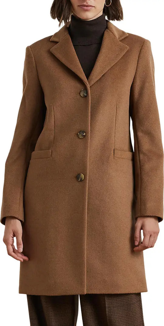 Longline Wool Blend Coat | Nordstrom