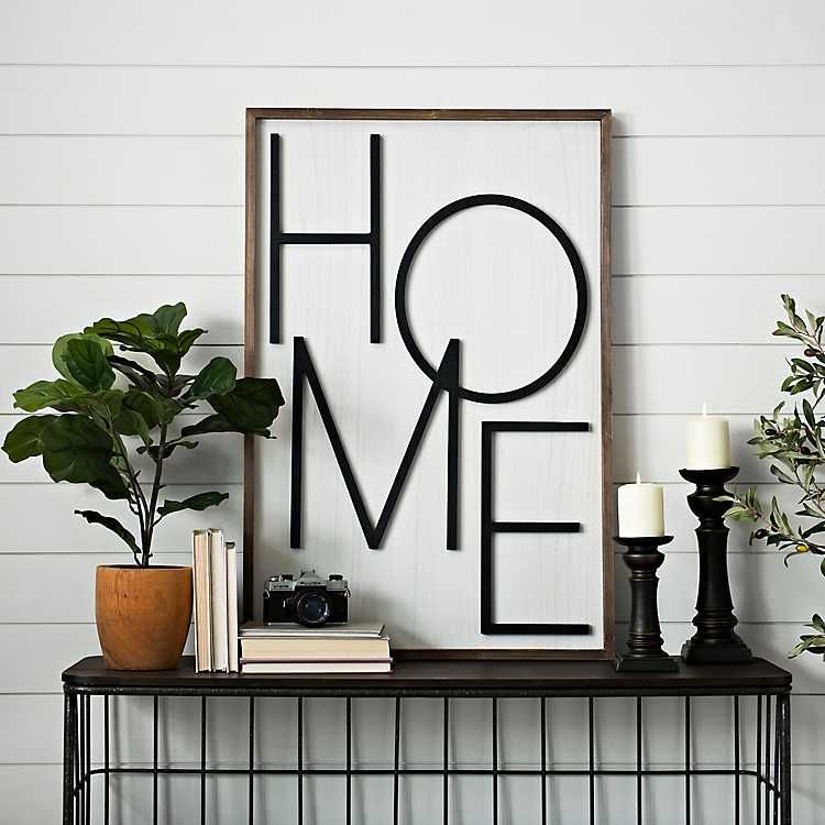 Popped Letter Home Plaque | Kirkland's Home