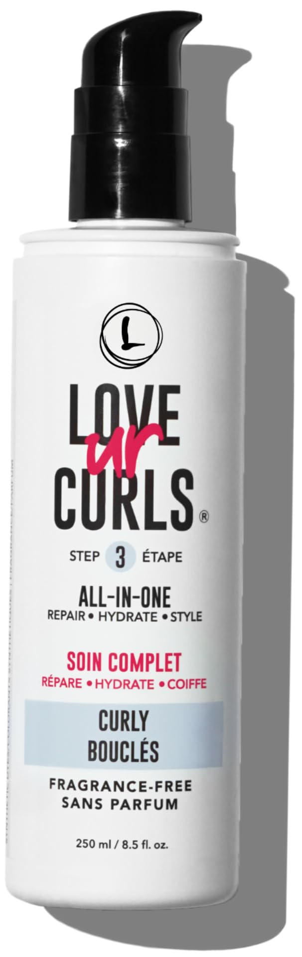 Love Ur Curls Fragrance Free All in One Curl Cream Styler for Curly Textured Hair, Repair, Define... | Amazon (US)