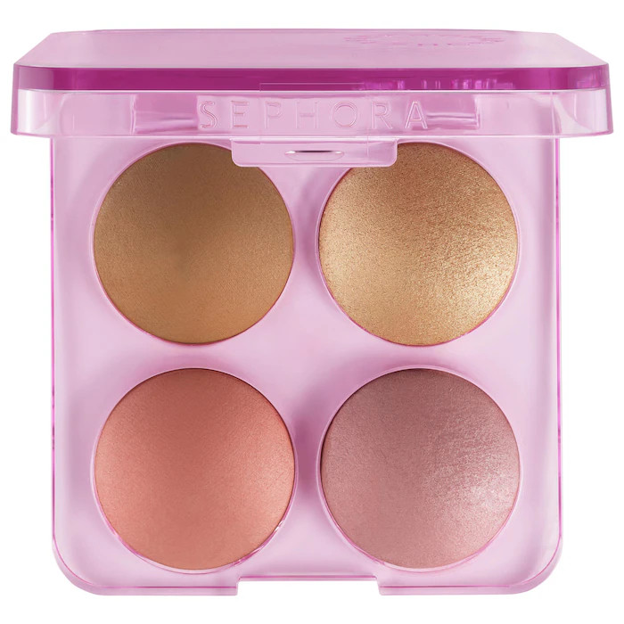 Colorful Face Bronzer, Blush & Highlighter Palette | Sephora (US)