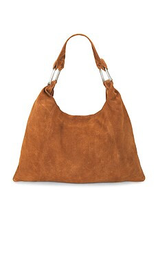 Free People Bobbi Slouch Suede Tote in Saddle from Revolve.com | Revolve Clothing (Global)