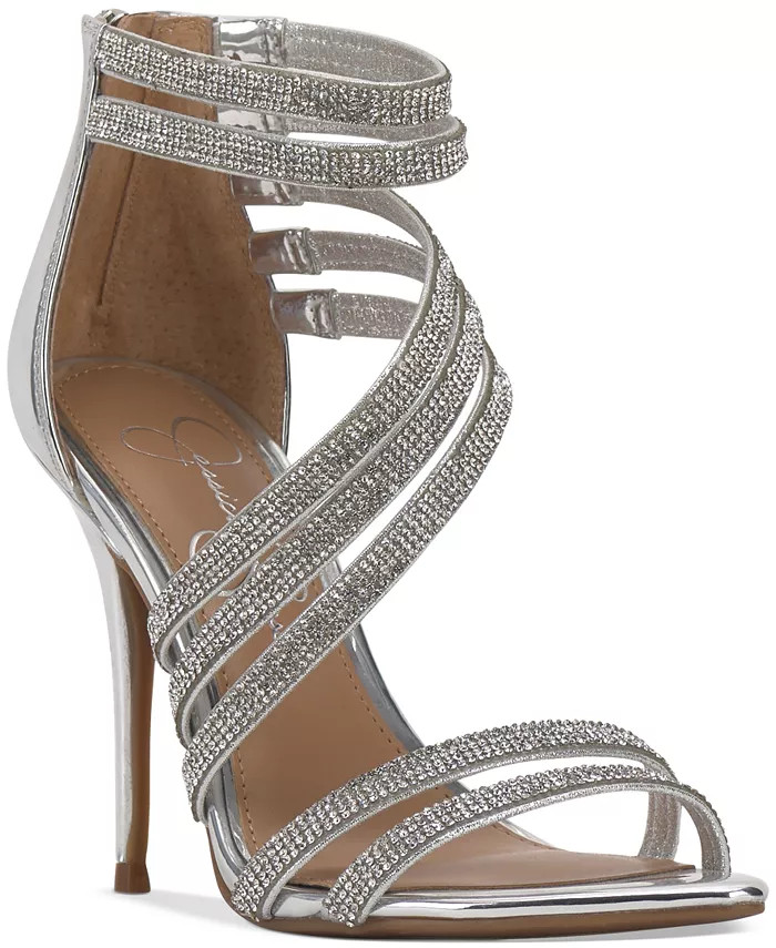 Jessica Simpson Women's Winifield Embellished High-Heel Sandals & Reviews - Sandals - Shoes - Mac... | Macys (US)