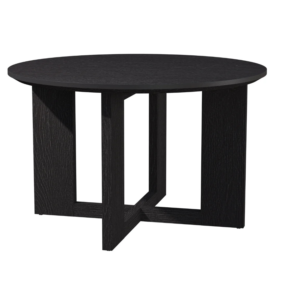 Better Homes & Gardens 47" Steele Round Dining Table, Tabacco Oak, Dining Room & Kitchen | Walmart (US)