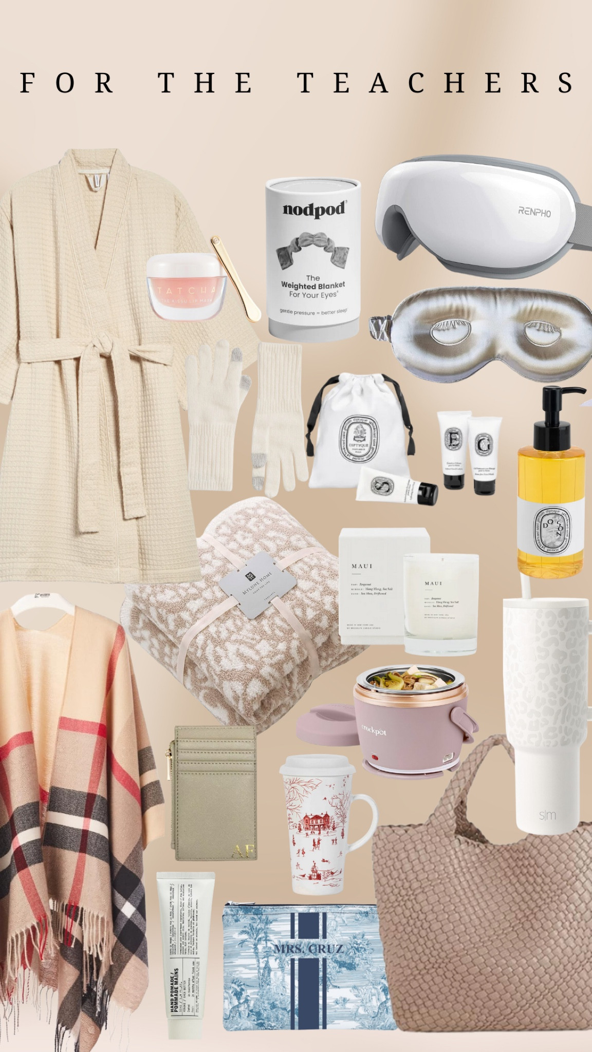 Treat the teachers of your kids- they’re heroes and shaping the future. Here are under $50 items I think they will absolutely love, but a gift card will be so appreciated by them! 🫶🏽🫶🏽🫶🏽 #LTKgiftguide #LTKholiday #LTKfindsunder50

#LTKHoliday #LTKfindsunder50 #LTKGiftGuide