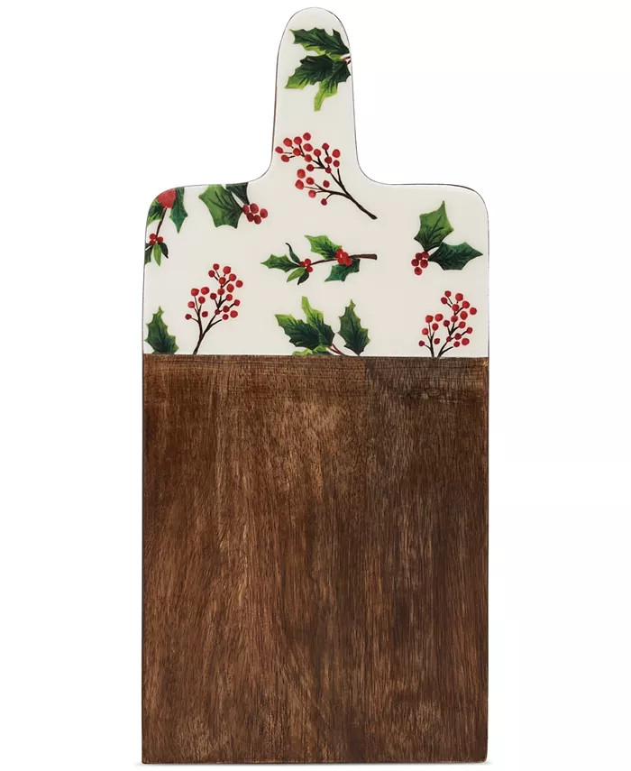 Holly Berry Small Wood Paddle Board | Macy's