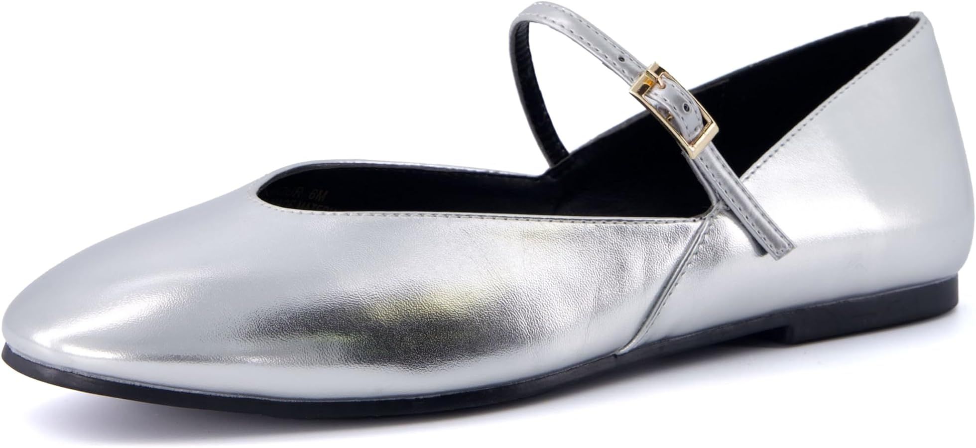 CUSHIONAIRE Women's Amour Mary Jane Flat with +Memory Foam, Wide Widths Available | Amazon (US)