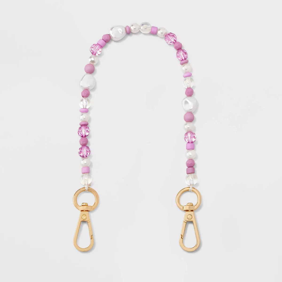 Beaded Accessory Phone Strap - A New Day™ Pink/White | Target