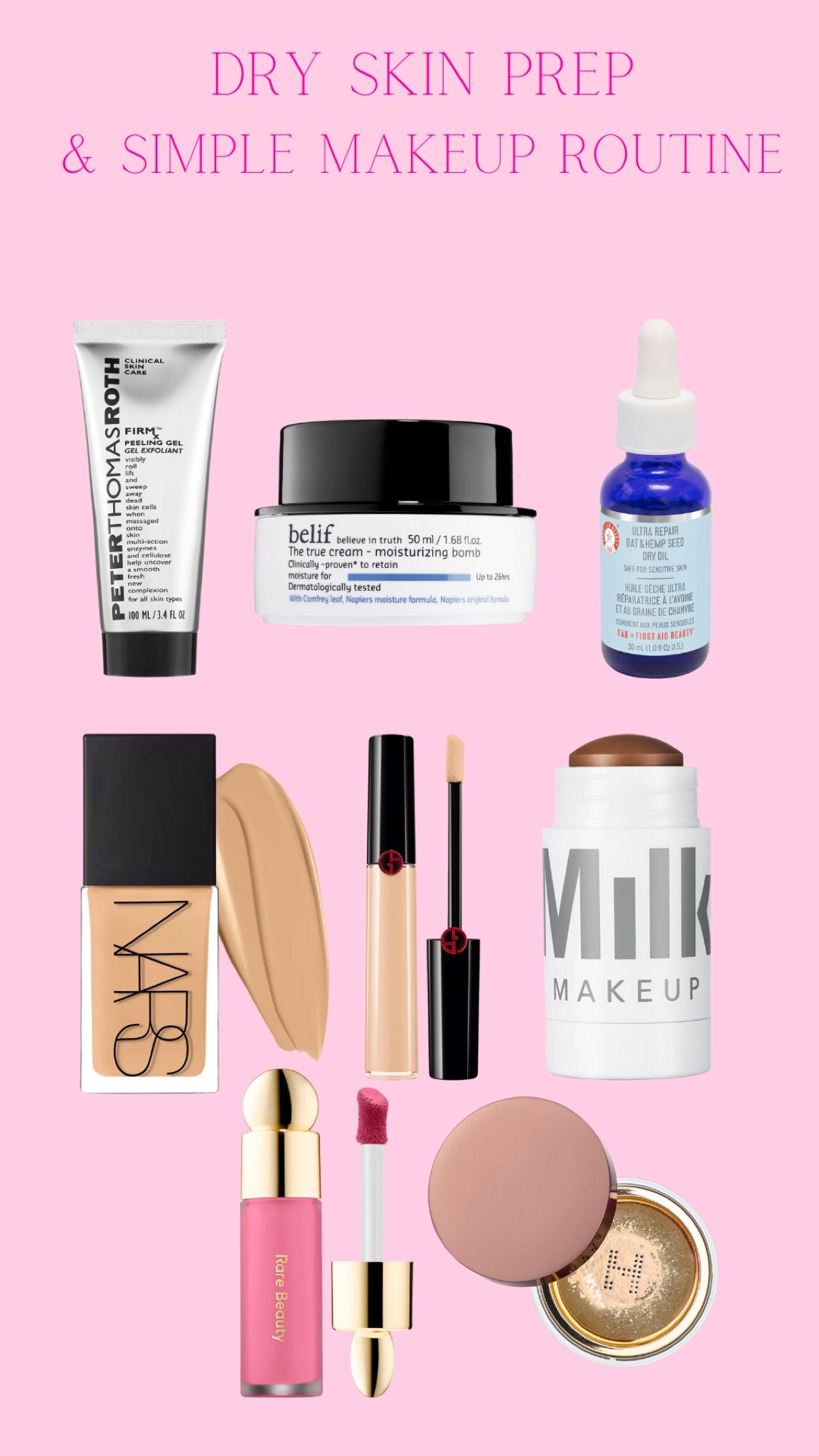 Sephora // dry skin prep // simple makeup routine // dry skin makeup // Sephora sale 

#LTKsalealert #LTKbeauty