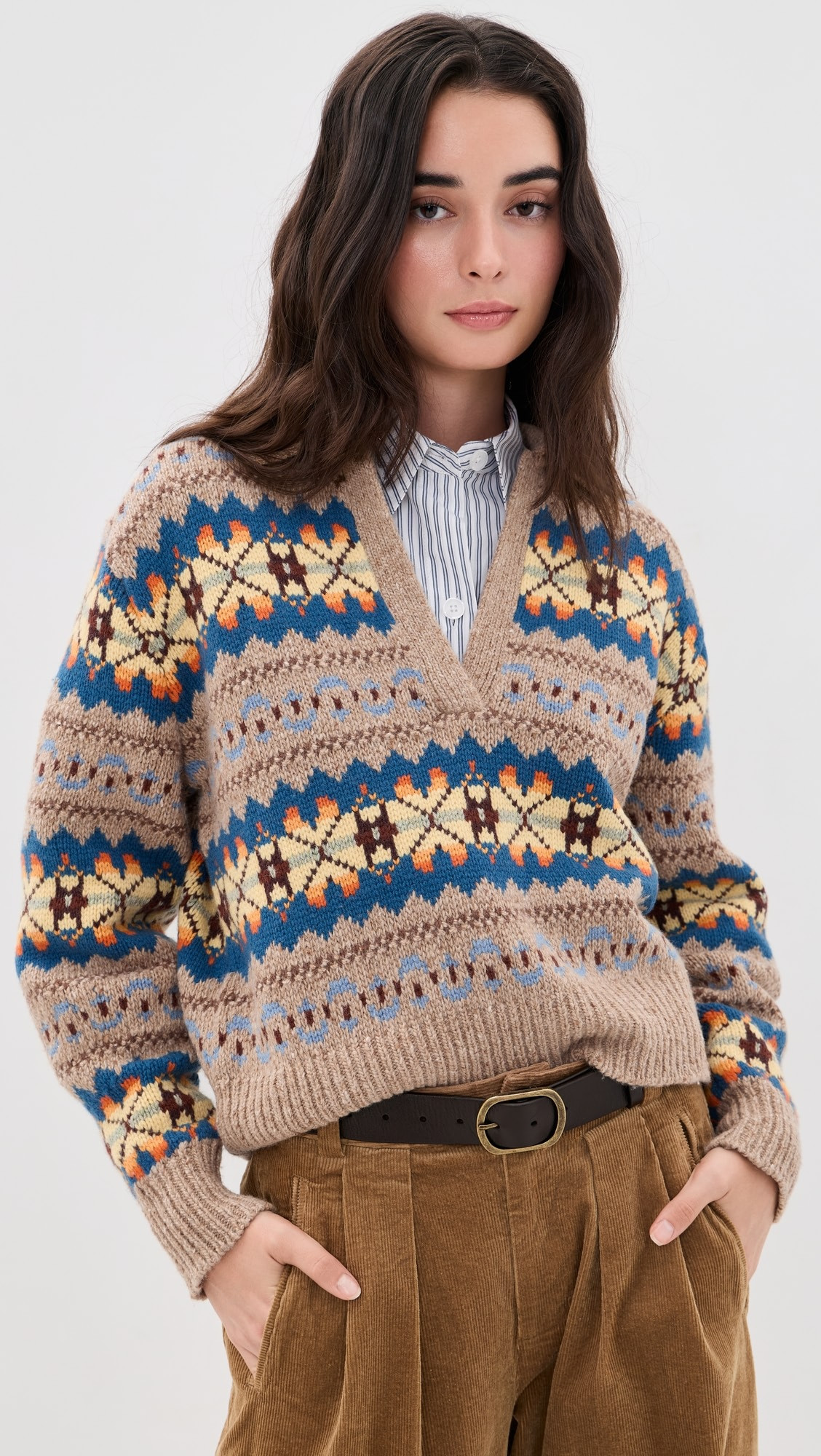 Shopbop | Wool Blend Collared Sweater — shop this pick from Emily's edit