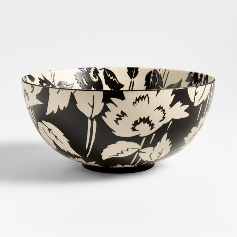 Jardin Stoneware Large Serving Bowl + Reviews | Crate & Barrel | Crate & Barrel