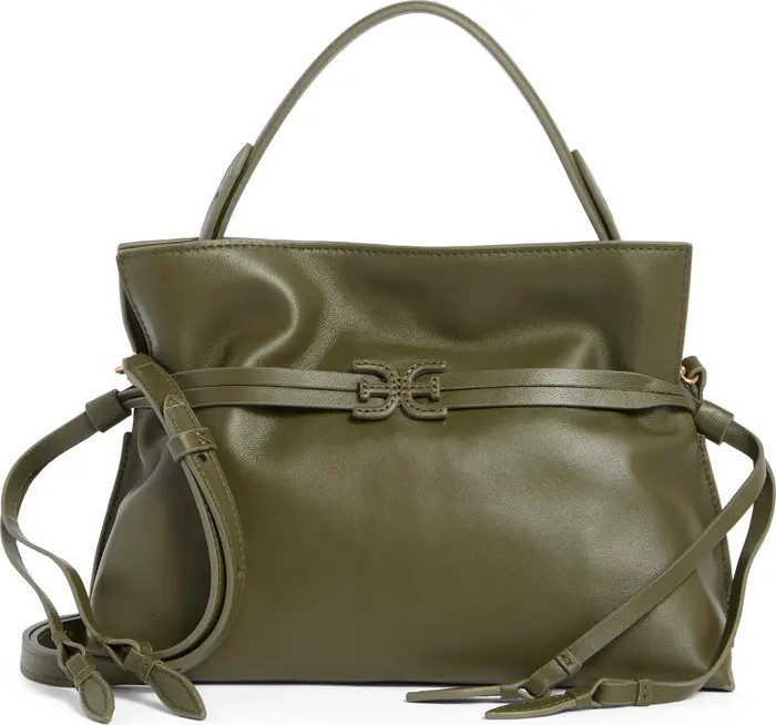 Small Poppy Drawstring Leather Crossbody Bag | Nordstrom