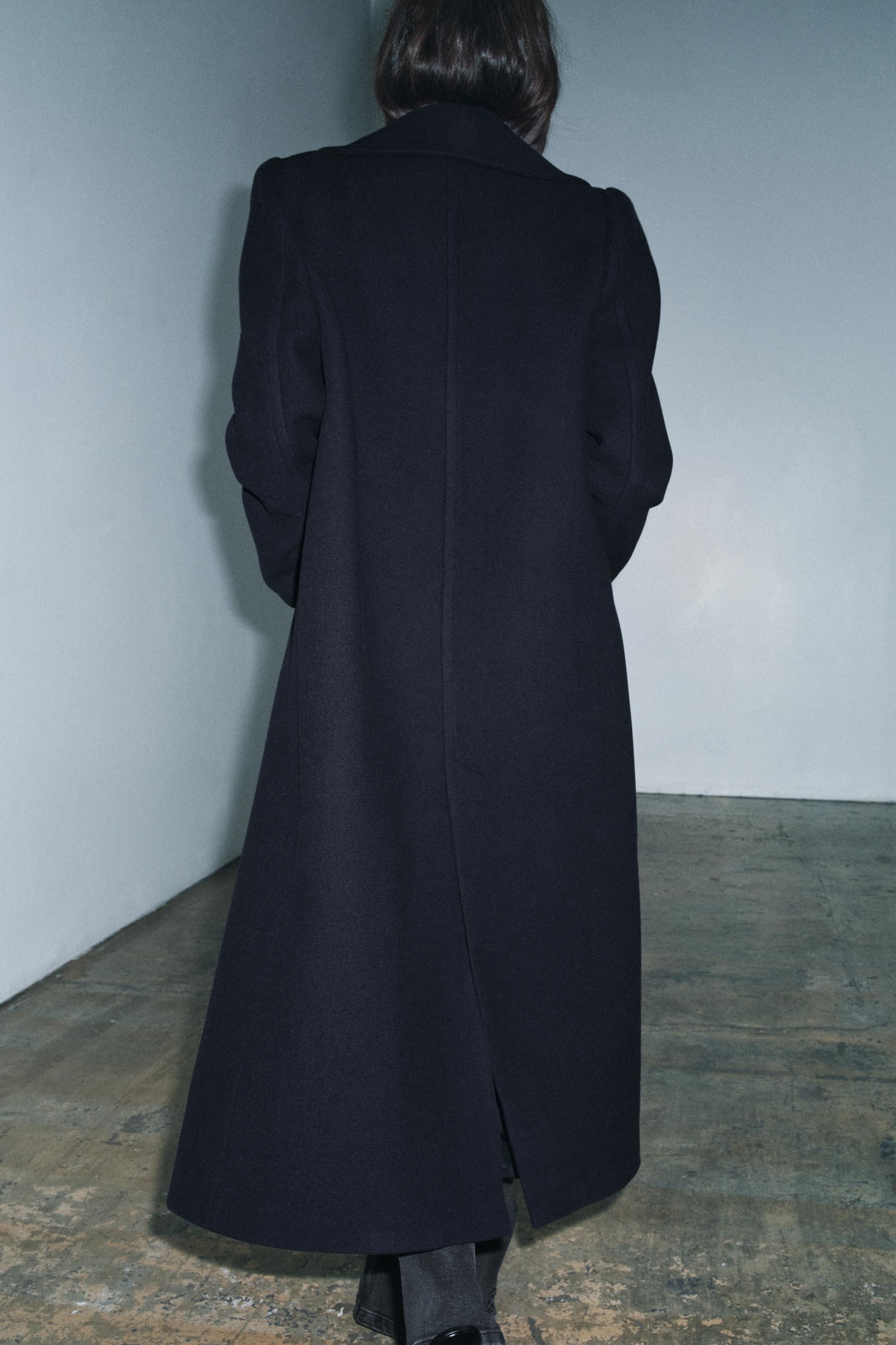 LONG WOOL BLEND COAT ZW COLLECTION | Zara US