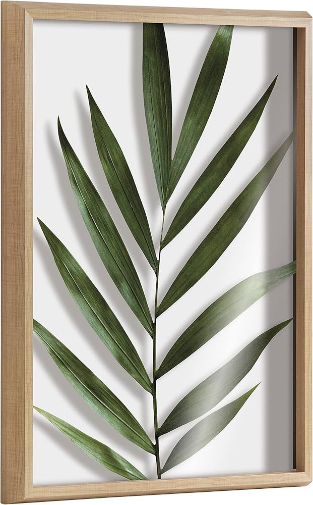 Kate and Laurel Blake Botanical 5F Framed Printed Glass Wall Art by Amy Peterson Art Studio; 18x2... | Amazon (US)