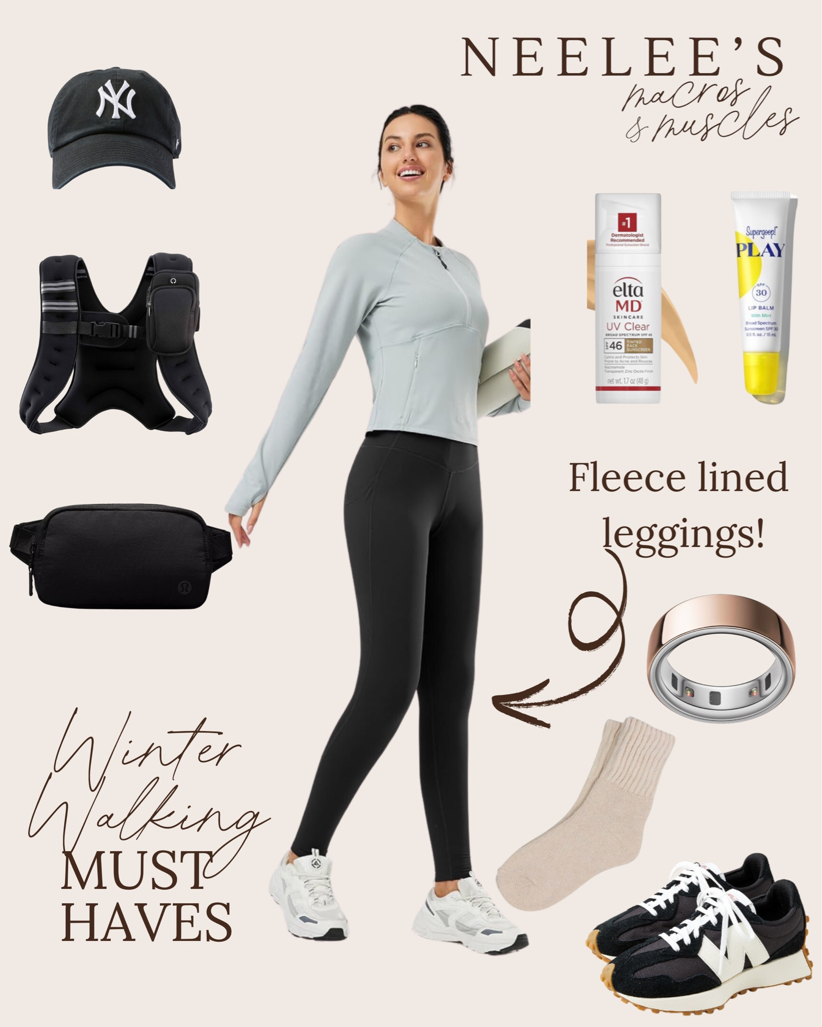 Winter walks are the perfect way to stay active and enjoy the season, but let’s make sure we’re staying warm, protected, and stylish while we do it! 

Here’s my go-to winter walking outfit for Tulsa days:
	•	Fleece-lined leggings for that cozy warmth 
	•	#1 dermatologist recommended SPF with a little tint for that extra protection (yes, even in winter!) 
	•	Supportive shoes that keep your feet happy through every step 
	•	Headphones for your favorite playlist or podcast to keep you motivated 🎧

Get those steps in, my friends! Winter walks are not only great for your body but also for your mind. Stay active, stay protected, and enjoy the season! ✨ 

#LTKSeasonal #LTKFitness #LTKActive