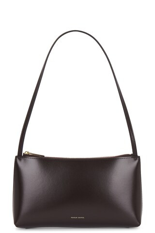 Mansur Gavriel Gaia Shoulder Bag in Aubergine from Revolve.com | Revolve Clothing (Global)