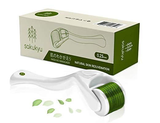 Sakukyu Derma Roller - Cosmetic Microneedling Tool for Natural Skin Rejuvenation (540 Stainless S... | Amazon (US)