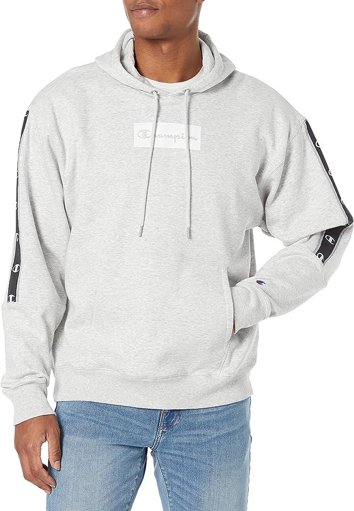 Champion Men's Widweight Hoodie With Taping, Midweight Fleece Hoodie for Men, Champion Hoodies for M | Amazon (US)