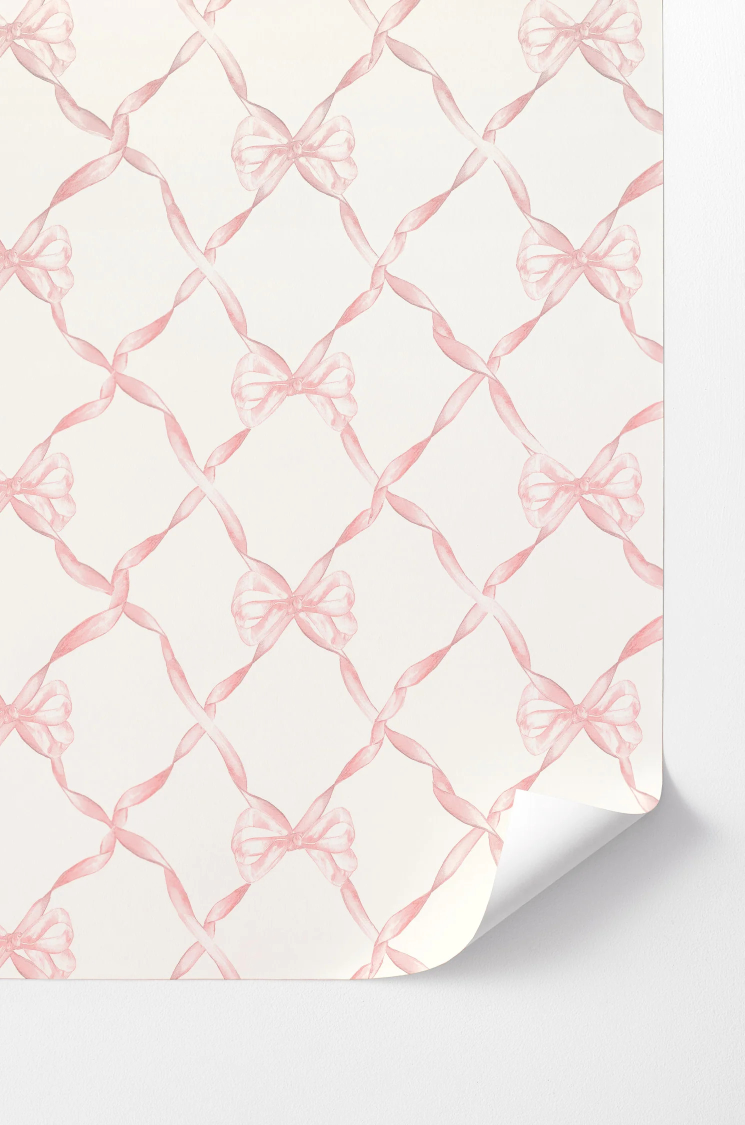 Baby Bow Peel and Stick Wallpaper | LOVESHACKFANCY