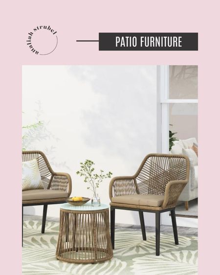 This patio furniture set is affordable and has a classic look that will never go out of style!

#LTKeurope #LTKSeasonal #LTKhome