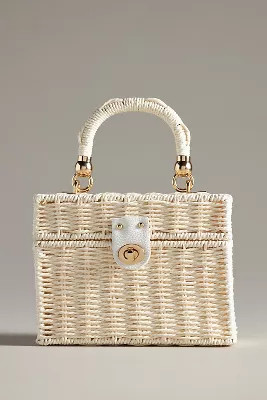 Wicker Box Bag | Anthropologie (US)