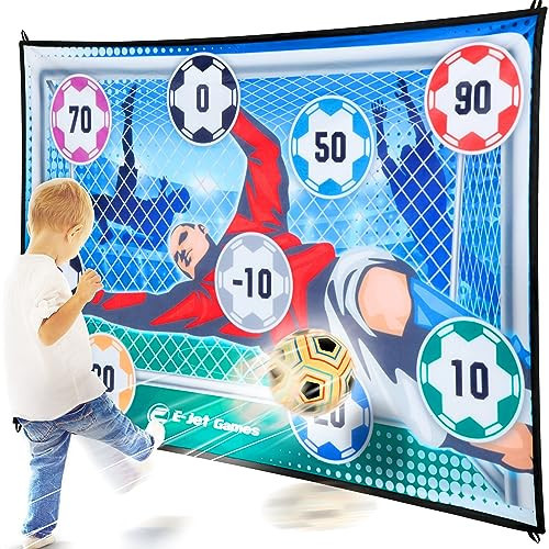 Soccer Gifts, Soccer Wall Mat with Football Ball, Boy Girl Toddlers Ages 3 4 5 6 7 8 Year Old | Amazon (US)