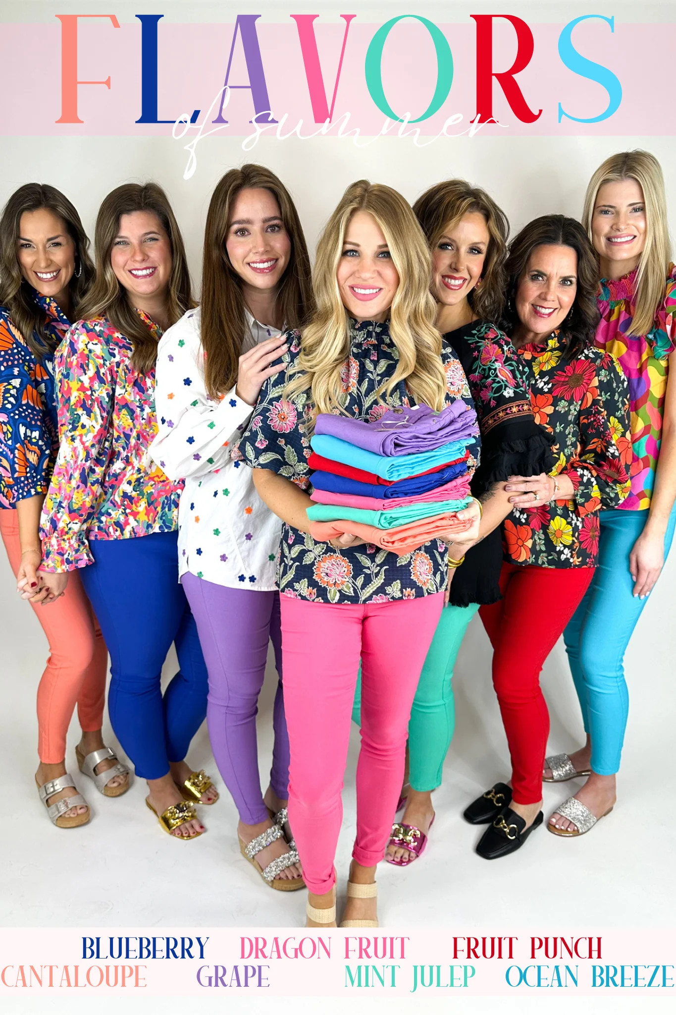 Flavors of Summer Hyperstretch Skinny YMI Pants | Jules & James Boutique