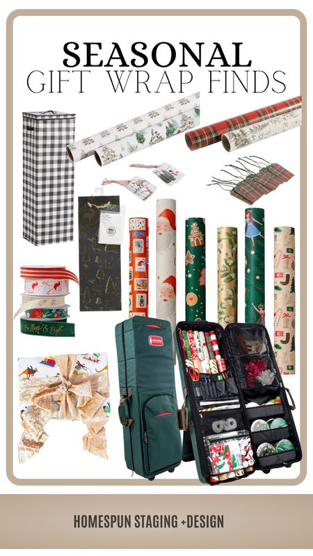 Let us help you find that perfect ribbon and wrapping this season. Check out these gift wrap finds and storage options. 🎀🎁

#LTKHoliday