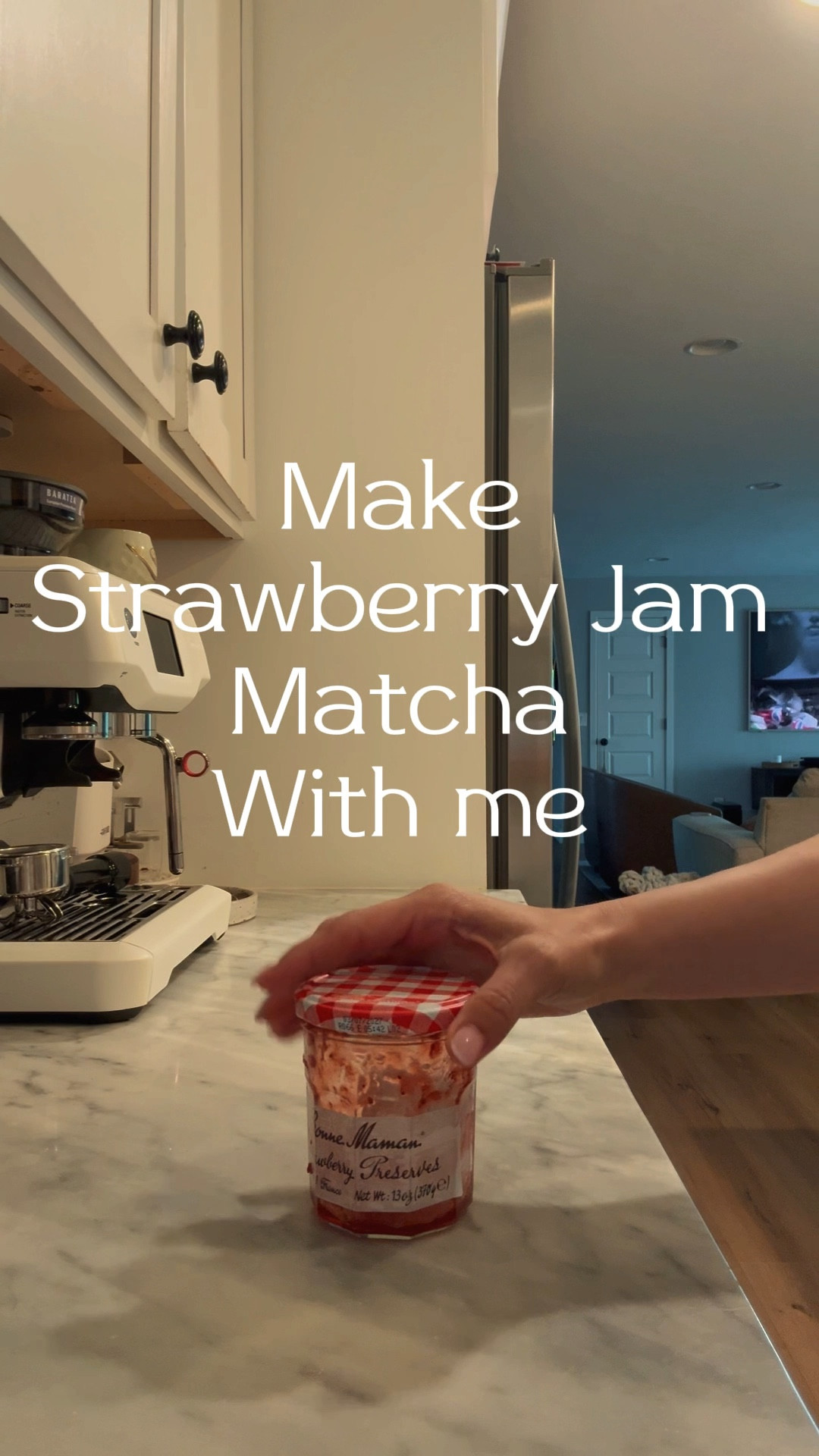 Strawberry Jam Martcha
.
Summer drink 

#LTKfoodie #LTKdayinmylife #LTKmorningroutine