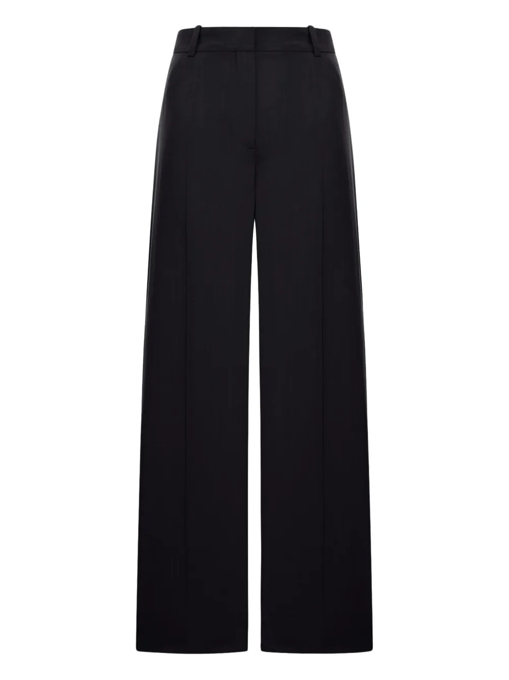 wide-leg wool trousers | Farfetch Global