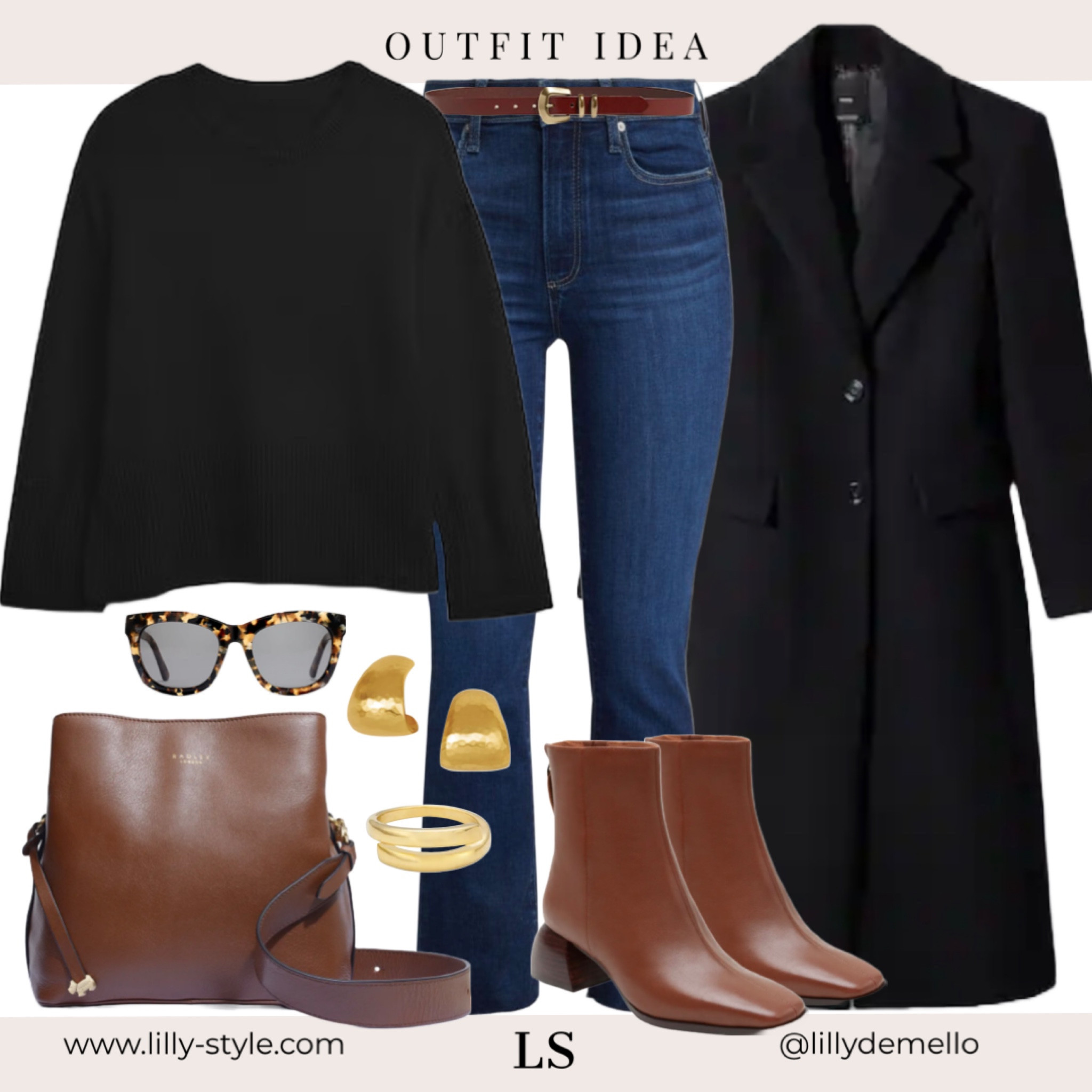 Love brown and black together. Fall outfit ideas. 
Can’t get over these booties and and beautiful they are.  Ordered 🤫

