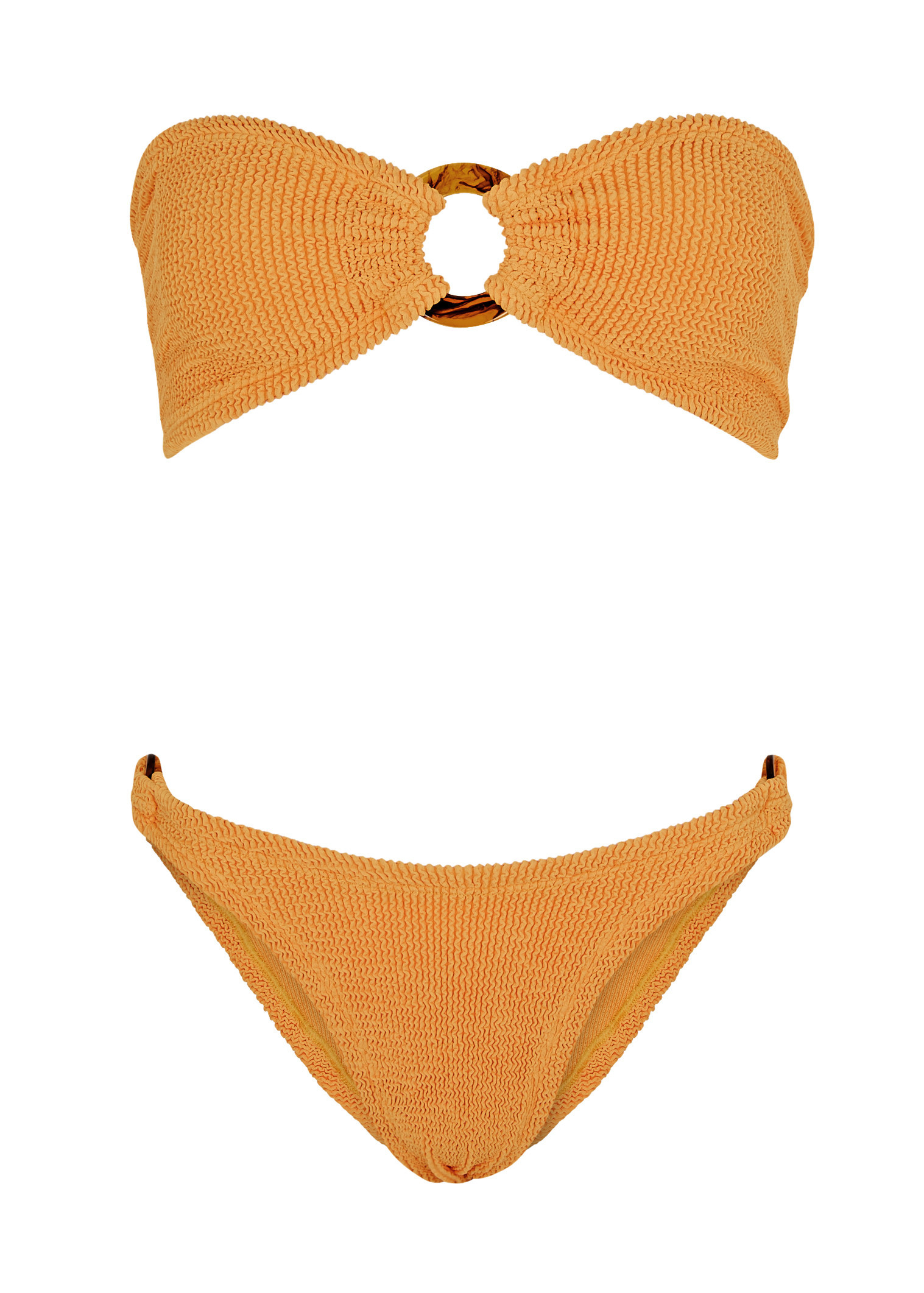 Gloria seersucker bandeau bikini | Harvey Nichols