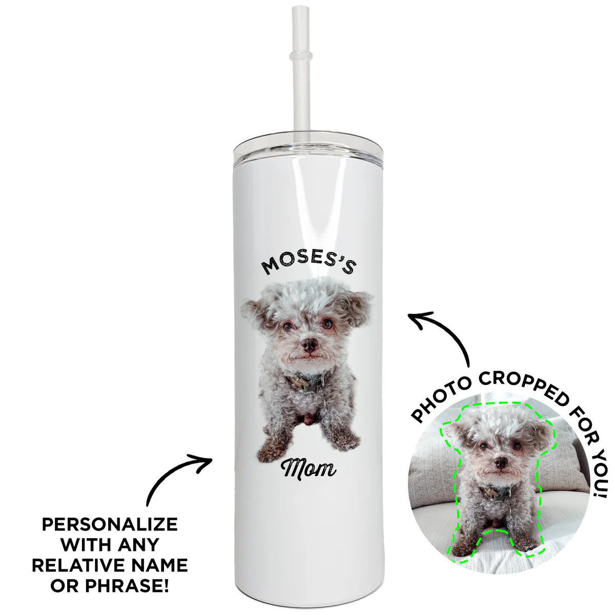 Personalized Pet Skinny Tumbler | Type League Press