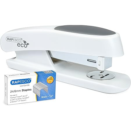 Rose Gold Desk Accessory Kit - Set of Acrylic Desktop Stapler, Staple Remover, Tape Dispenser, St... | Amazon (UK)