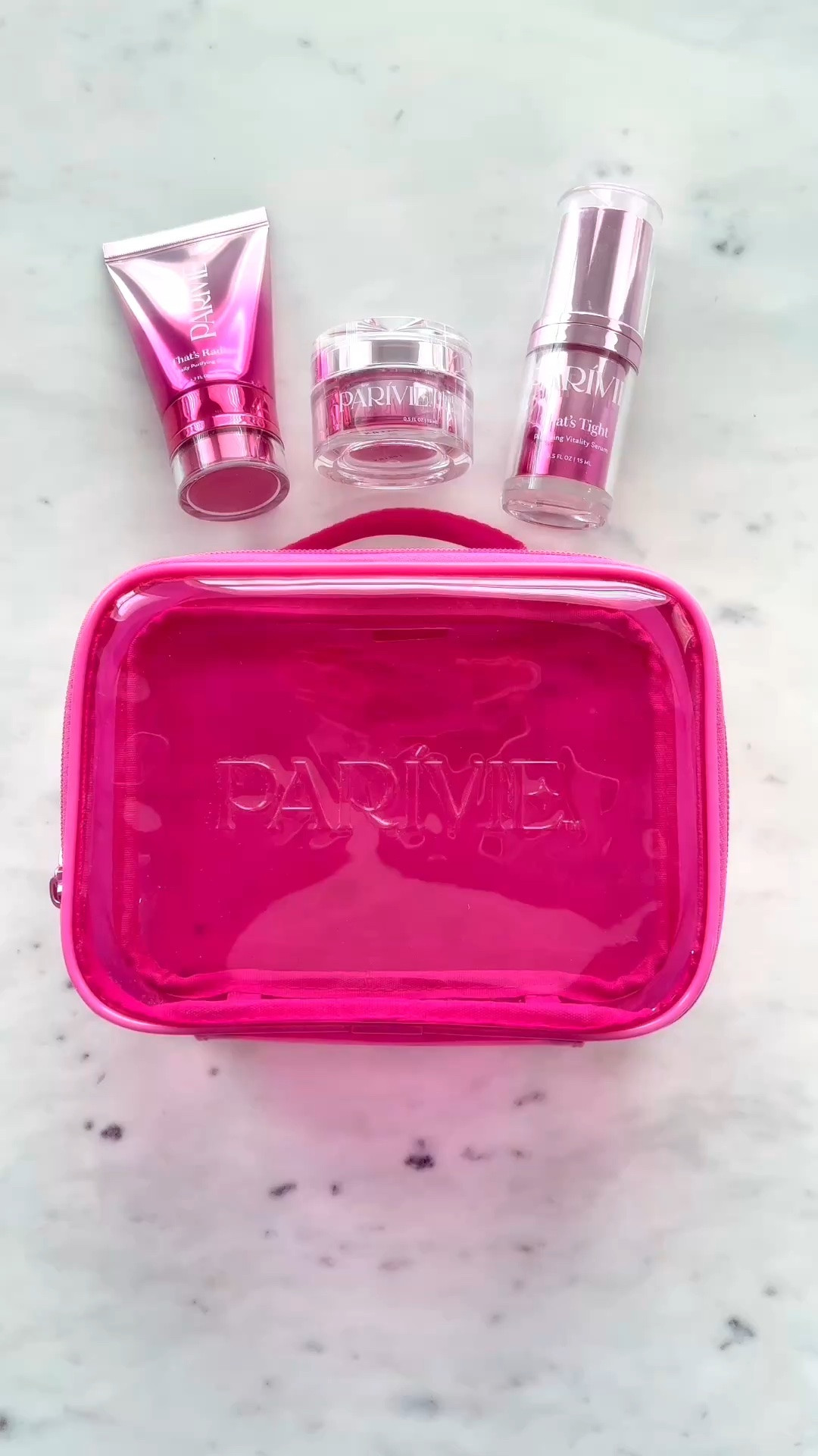 🙋🏼‍♀️Parívie Beauty: #ad I was excited to try this brand and it didn’t disappoint! Paris Hilton blends breakthrough science with skincare to create Parívie. @pariviebeauty #pariviebeauty

1.)That's Radiant is a Daily Purifying Cleanser.

•A gentle and deep-cleaning cleanser designed for all skin types that removes dirt, makeup and oil without drying your skin. Formulated with BHAs, ceramides, and rice extract, this gel cleanser exfoliates and conditions the skin, leaving it soft, refreshed and prepped for the rest of your routine.

2.)That's Quenched is a Barrier Support Crème.
 
•A nutrient-rich, barrier-replenishing moisturizer that melts into the skin, locking in hydration for a visibly plump, dewy glow. Powered by ceramides, hyaluronic acid, and their proprietary inPHinite Youth™ Technology, this formula is designed to smooth your skin and help shield against environmental stressors, leaving the skin feeling soft, resilient and balanced.

3.)That's Tight is a Plumping Vitality Serum.

•This serum helps visibly improve your skin’s bounce and suppleness for a more youthful-looking appearance. Featuring their advanced inPHinite Youth™ Technology. The formula is clinically tested to improve the look of firmness, brightness and fine lines.

If you’re looking to try new skincare, I definitely recommend it!

#LTKBeauty #LTKselfcare #LTKTravel