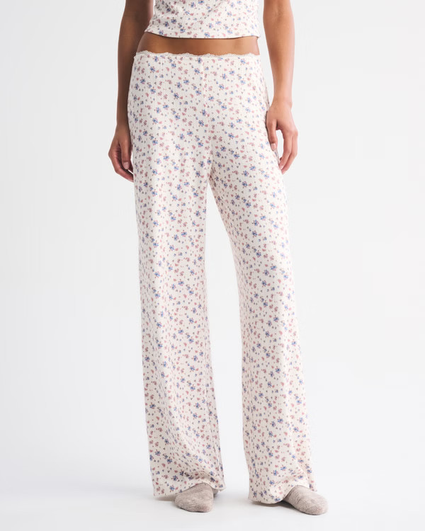 Pointelle Sleep Pant | Abercrombie & Fitch (US)