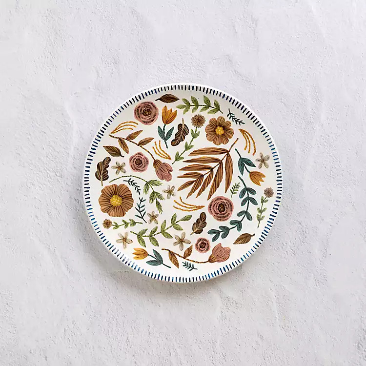 Colbie Floral Salad Plate | Kirkland's Home