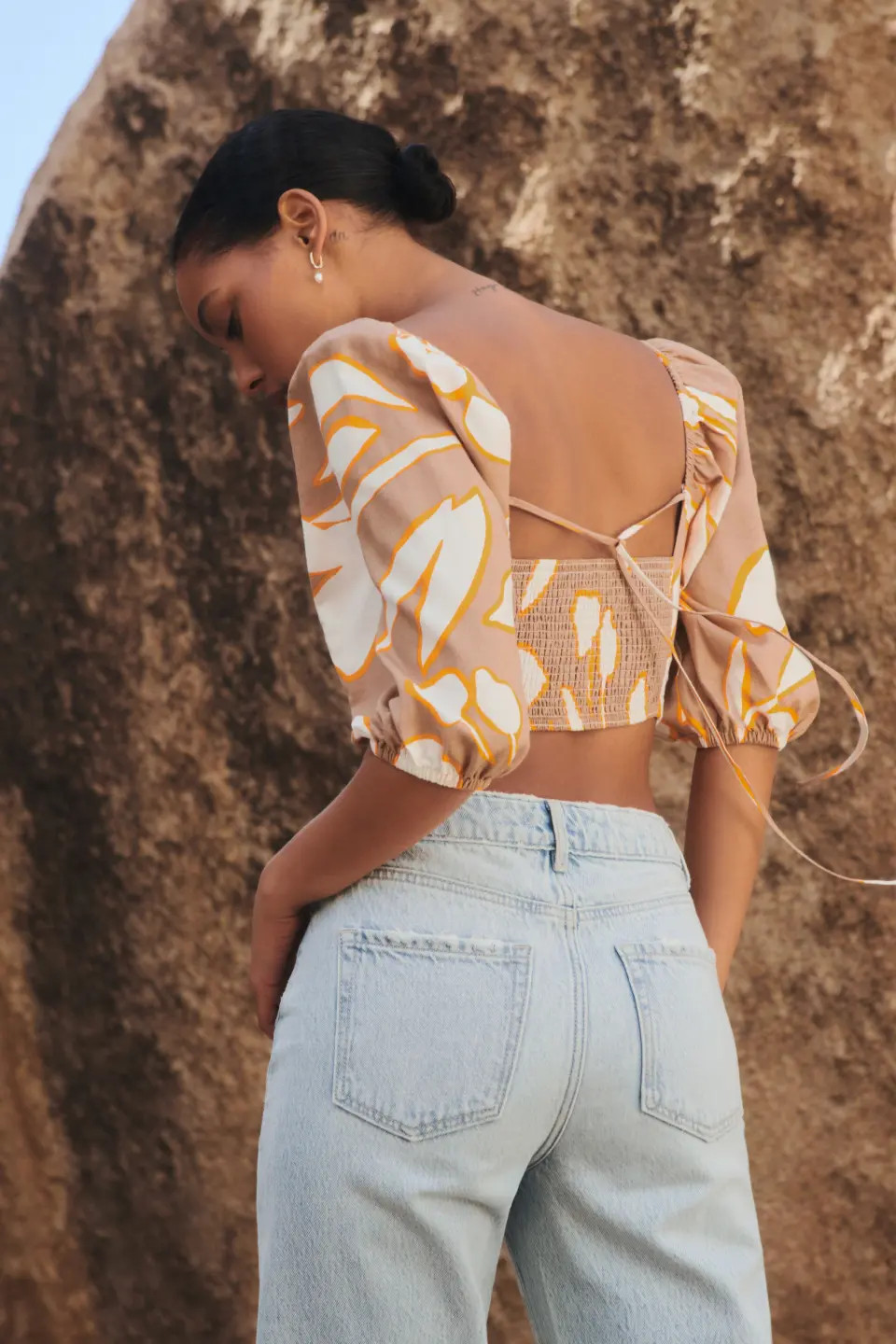 Maren Sculpt Long Sleeve Square Neck Bodysuit$39.95 | Dynamite Clothing