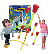 Stomp Rocket Jr Multi-Color Rocket Launcher for Kids, 8 Rockets - Fun Outdoor Kids Gifts for Boys... | Amazon (US)