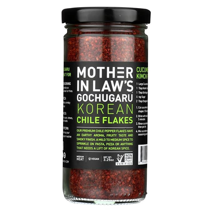 Mother in Laws Kimchi Gochugaru Korean Chile Flakes, 3.25 OZ | Amazon (US)