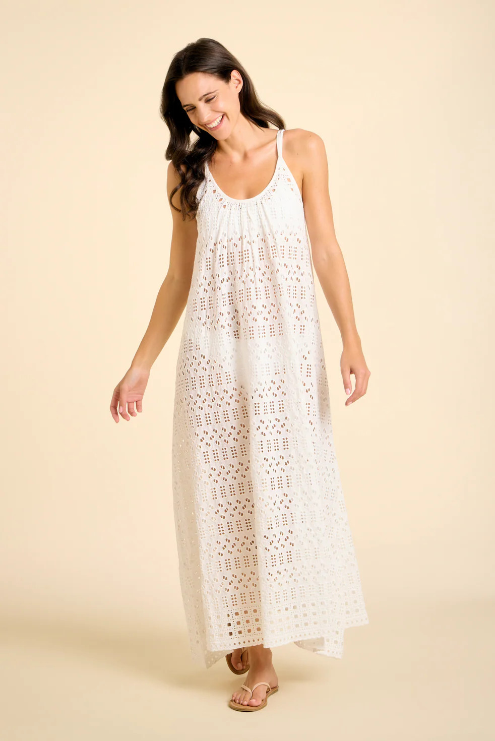 Dunmore Dress - White | Sitano