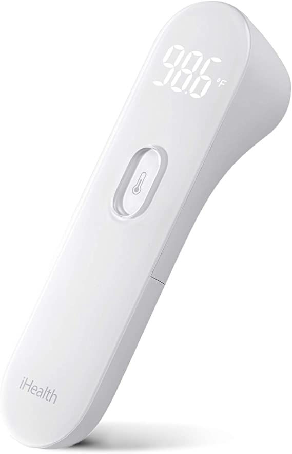 Amazon.com: iHealth No-Touch Forehead Thermometer, Digital Infrared Thermometer for Adults and Ki... | Amazon (US)