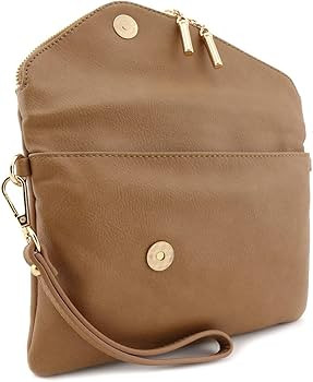 Envelope Wristlet Clutch Crossbody Bag with Chain Strap | Amazon (US)