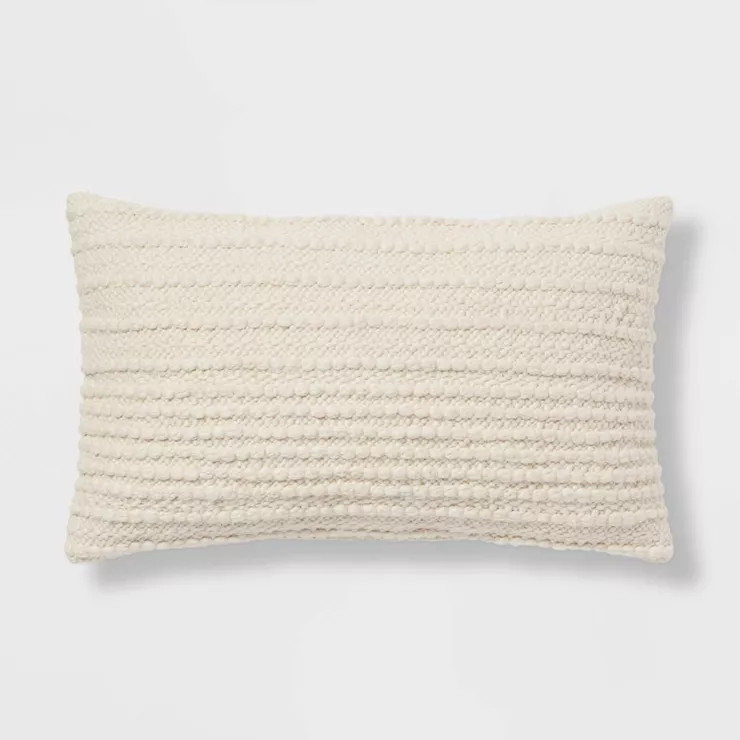 Oversized Textured Solid Throw Pillow - Threshold™ | Target