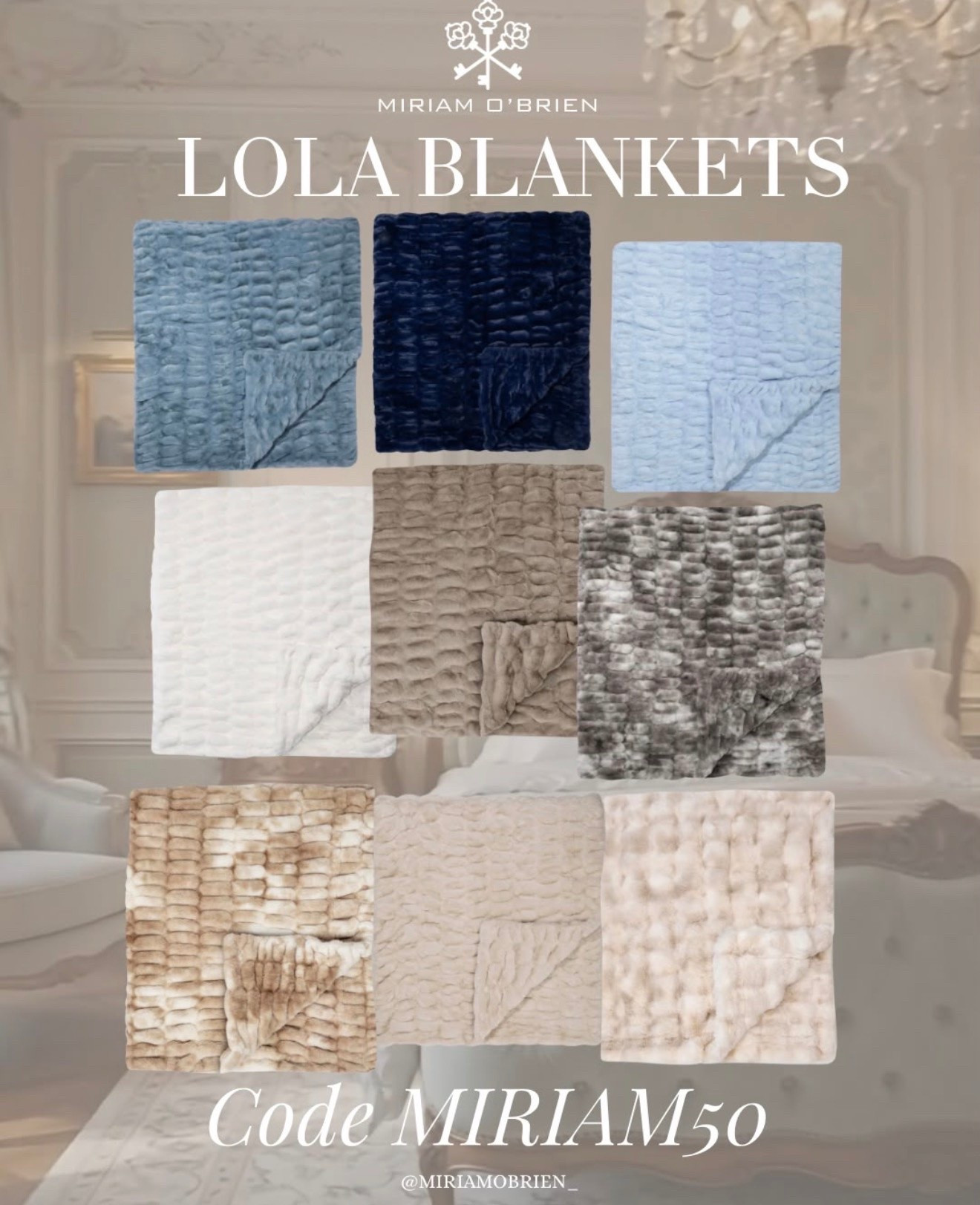 Lola Blankets

Follow me@miriamobrien on IG and TikTok 

#lolablankets

#LTKHome #LTKOver40 #LTKSeasonal