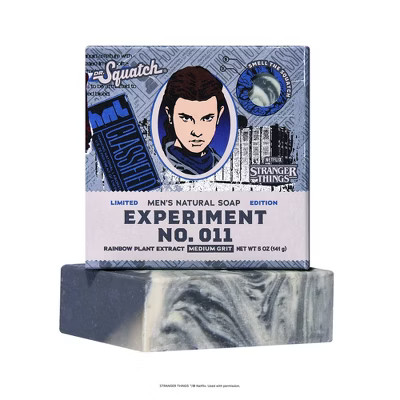 DR. SQUATCH Stranger Things Men's All Natural Bar Soap - Experiment No. 011 - 5oz | Target
