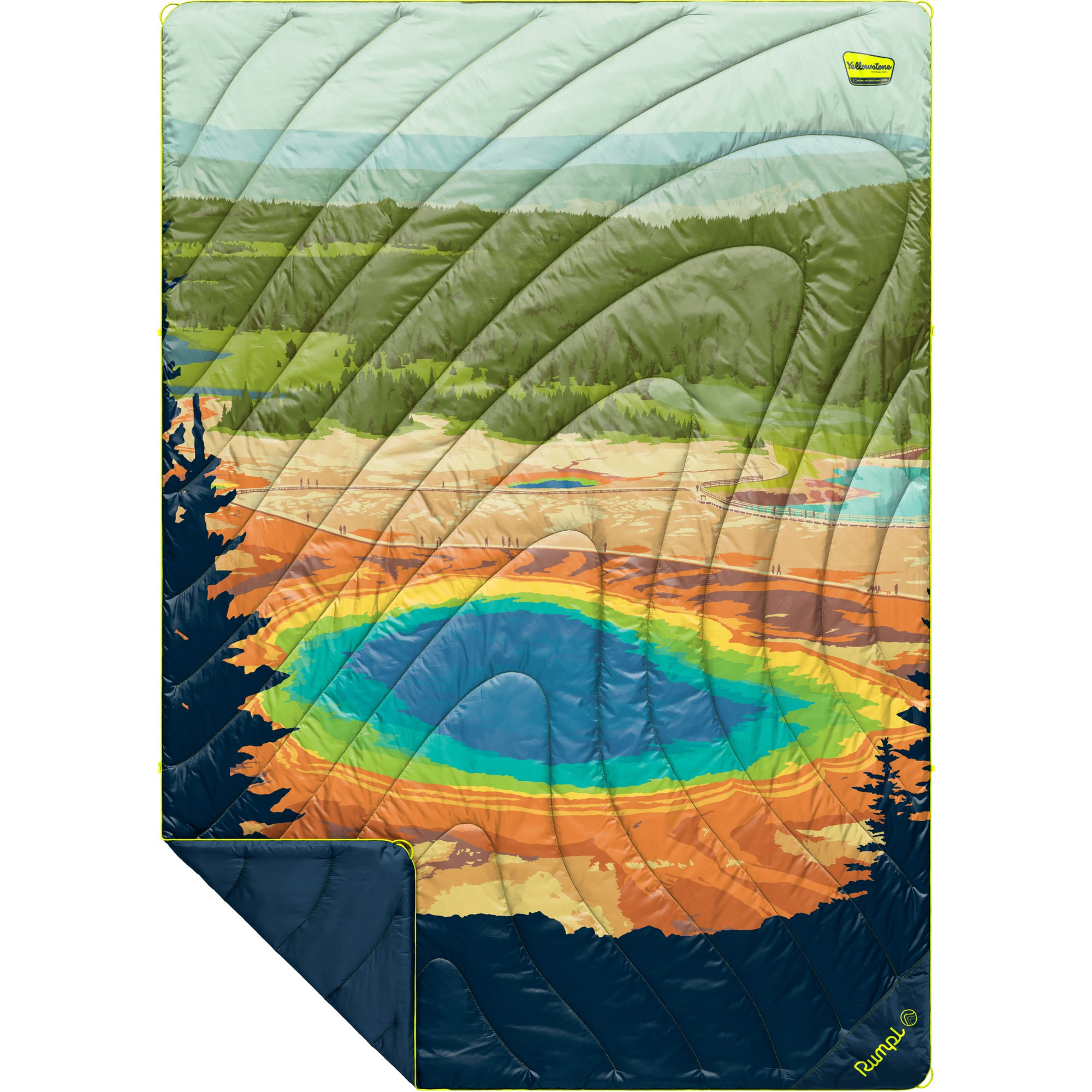 Rumpl Original Puffy Blanket - National Park Multi-Colored 1 Person | REI