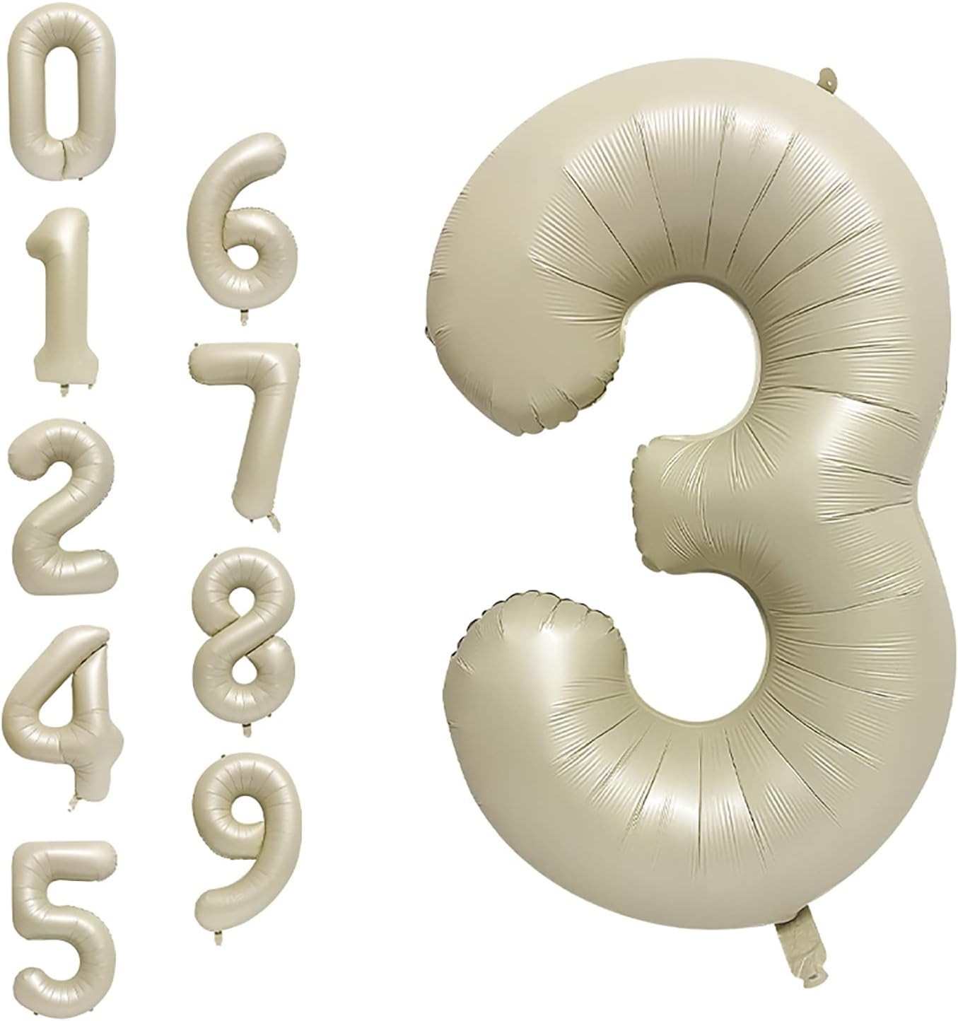 XLOOD 40 Inch Number Balloons 3rd White Number Aluminum Foil Balloon, Balloons Number 3 Balloons ... | Amazon (CA)