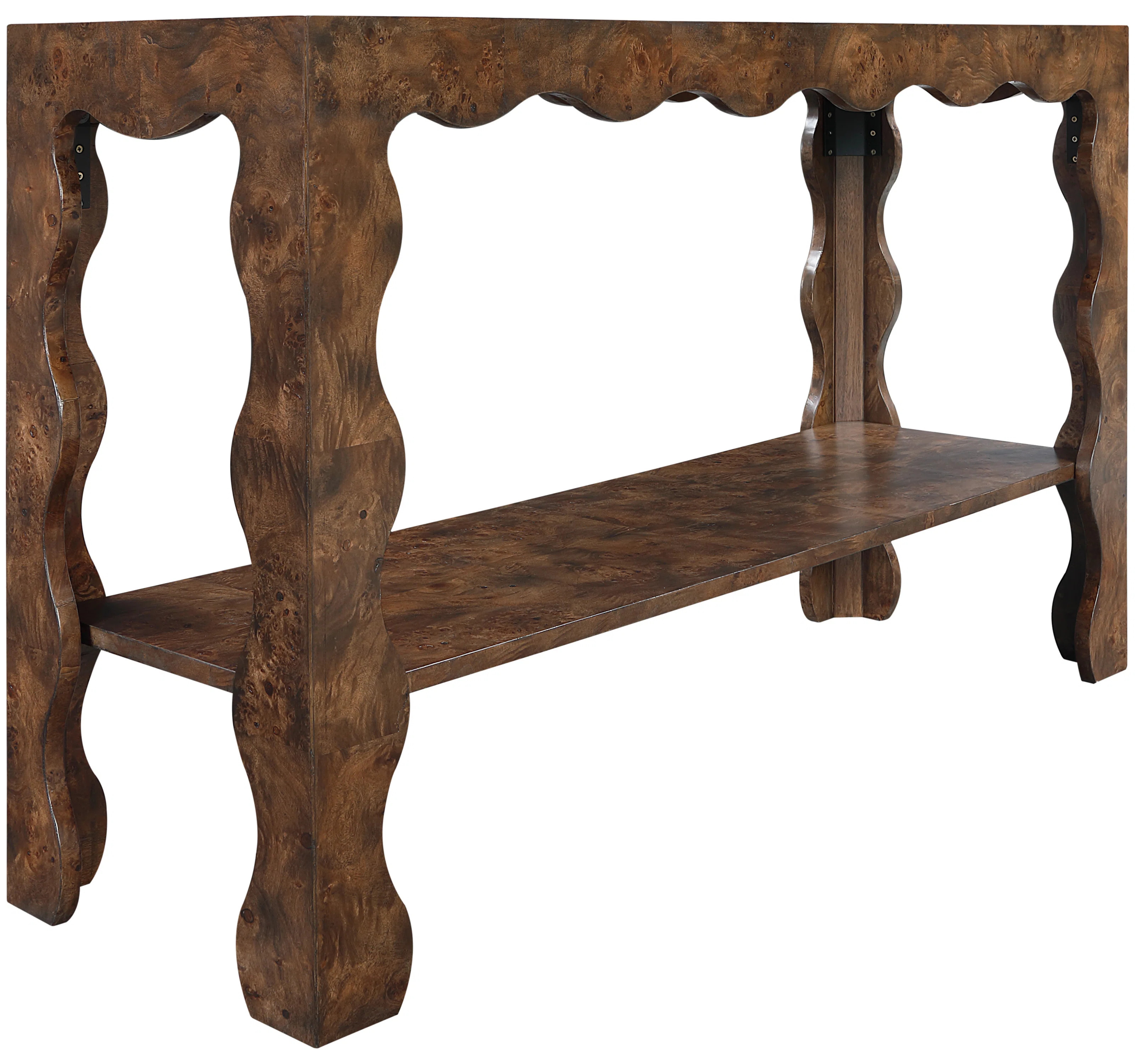 Millwood Pines Seyed Burl Veneer Console Table | Wayfair | Wayfair North America