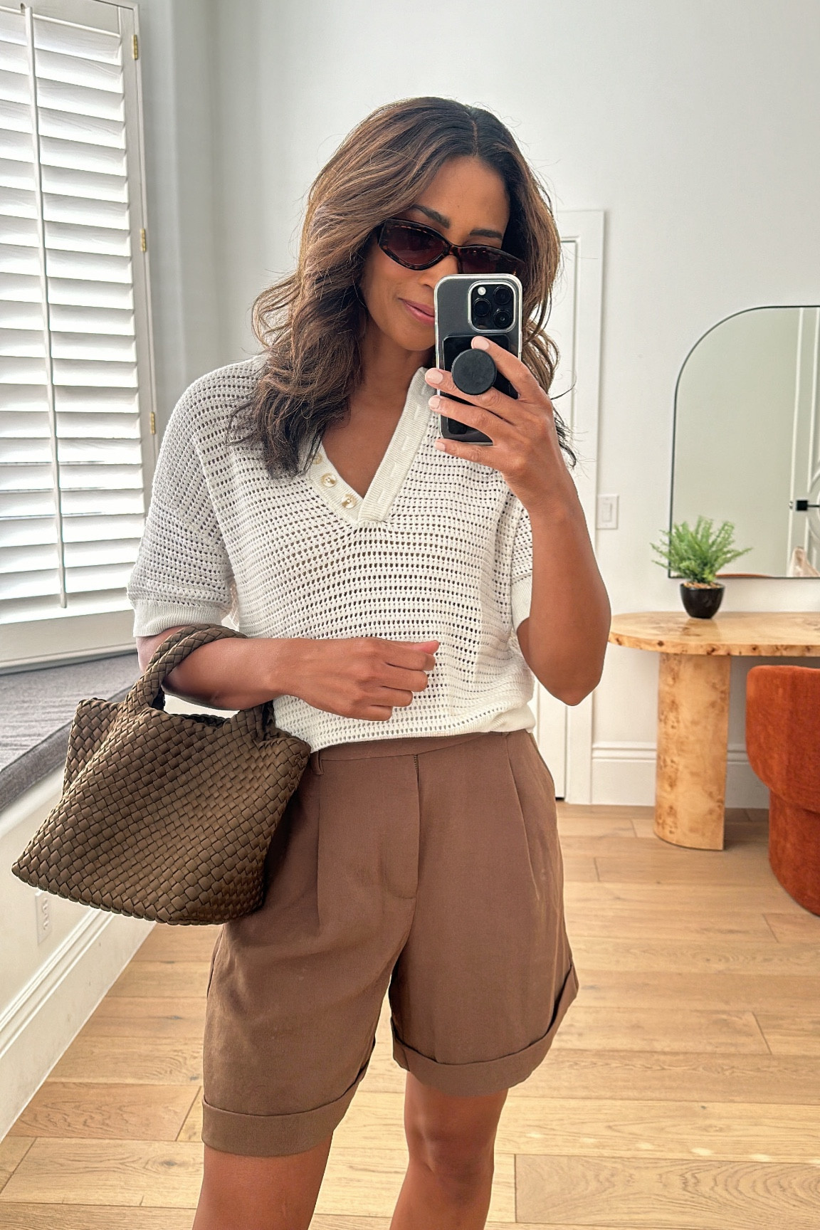 SUMMER ELEVATED OUTFIT//tailored shorts paired with summer knits is always a win!! Accessorize with belts and jewelry for a dressier look. All fit true to size.



#LTKStyleTip #LTKFindsUnder100 #LTKOver40