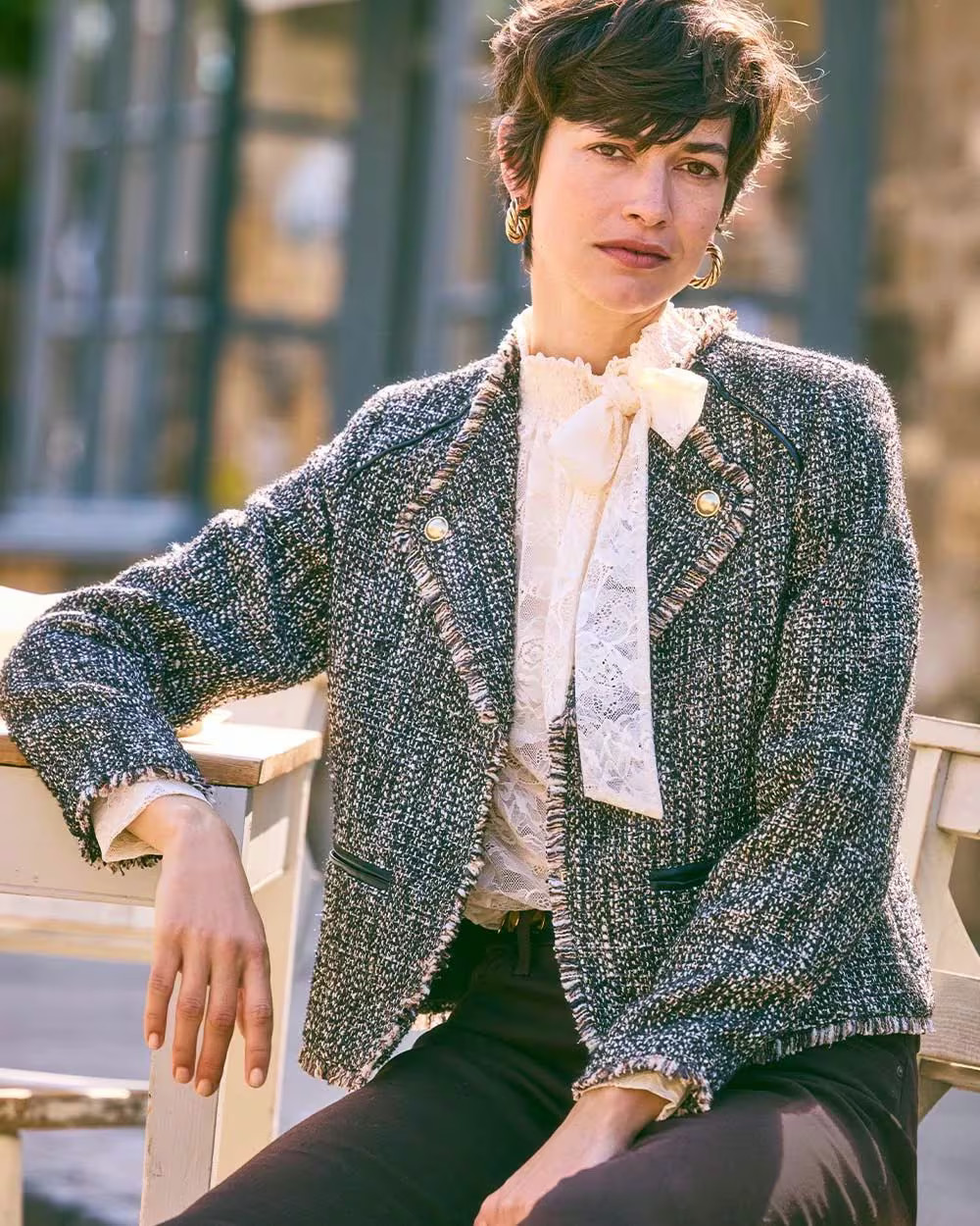 Tweed Mix Moto Jacket | Chico's